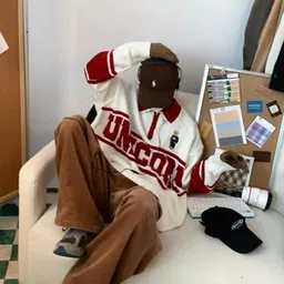 StyleCast Typography Printed Polo Collar T-shirt image 3