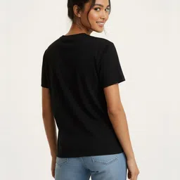 Freaks Women Printed Pure Cotton T-shirt image 3