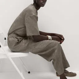 Marks & Spencer Women Regular Fit High-Rise Trousers image 3