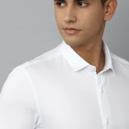 Louis Philippe Sport White Slim Fit Shirt image 4