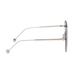 Ted Smith Grey Square UV Protection Unisex Sunglasses image 4