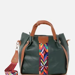 HauteSauce Green Medium Handheld Handbag Combo Set image 4