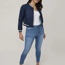 Honey by Pantaloons Blue Regular Fit Jacket image 4