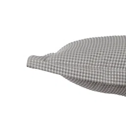 Maspar Botanical Heritage Waffle Woven Yarn Dyed 290gsm Grey Double Pillow Sham Set Of 2 image 2