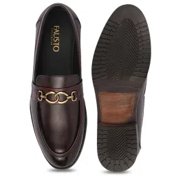 Fausto Men's Cherry Formal Loafers image 4