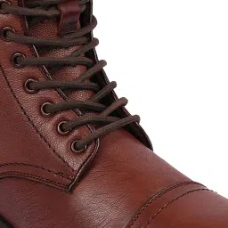 Fausto Men's Tan Biker Boots image 4