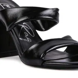 London Rag Women's Black Casual Sandals image 4