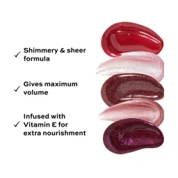 Makeup Revolution Shimmer Bomb Lip Gloss Sparkle Pink - 4.5 ml image 3