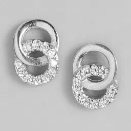 Zavya 92.5 Sterling Silver Pendant Set in Rhodium-Plating for Women image 4