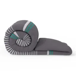 Nautica Hampton Grey & Aqua 100% Cotton 210 TC 150 GSM Double Comforter image 4