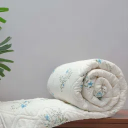 Urban Space AC Amsterdam Valley Blue Cotton 300 GSM 3 Layer Reversible Single Blanket image 4