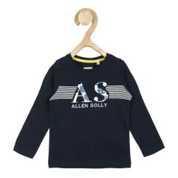 Allen Solly Junior Navy Cotton Graphic Full Sleeves T-Shirt-picture-39