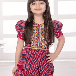 Tiny Kingdom Girls Top with Dhoti Pants image 2