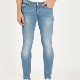 Wrangler Light Indigo Cotton Skinny Fit Jeans-image-17