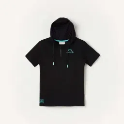 KAPPA Boys Black Cotton Printed T Shirt-image-33