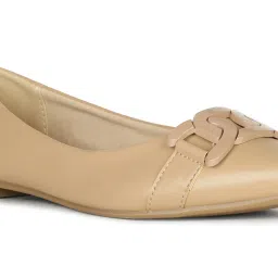 Bata Women's Tan Flat Ballets image 4