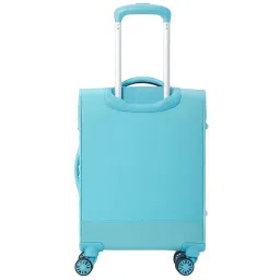 American Tourister Capella Blue Printed Soft Cabin Trolley Bag - 56 cm image 4