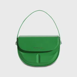 HauteSauce Green Medium Leather Handheld Handbag image 4