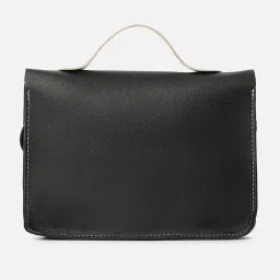 HauteSauce Black Medium Satchel Handbag image 4