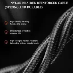 Lenyes LC-528i 27W Type-C to 8 Pin USB 1.2M Cable ( Grey ) image 5