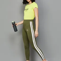 KAPPA Olive Green Striped Tights image 4