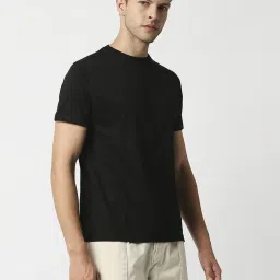 Blamblack Black Cotton Regular Fit T-Shirt image 4