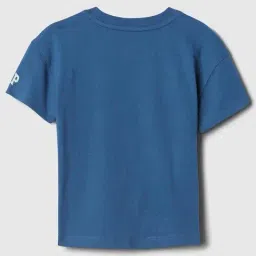GAP Kids Blue Regular Fit Short Sleeves Graphic T-Shirt image 2