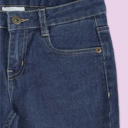 Pantaloons Junior Kids Blue Cotton Regular Fit Jeans image 4