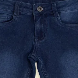 Pantaloons Junior Kids Blue Cotton Regular Fit Jeans image 4