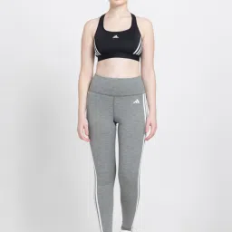 adidas Grey Striped Tights image 4