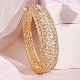 Rubans Gold-Tone Plated Bracelet for Women-picture-34