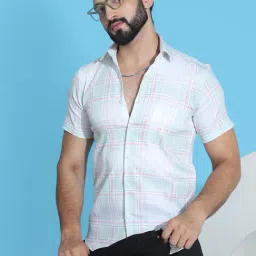 Indian Needle Multicolor Regular Fit Check Shirt-picture-11