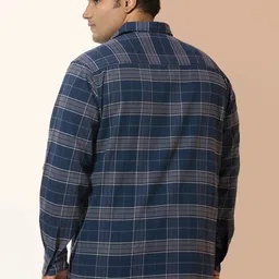 NEON CHILLIE Men Tartan Checks Checked Casual Shirt image 2