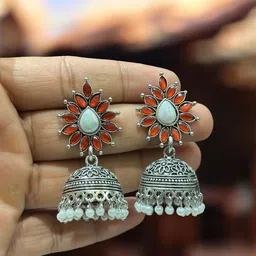 ANTICO Floral Jhumkas Earrings image 2