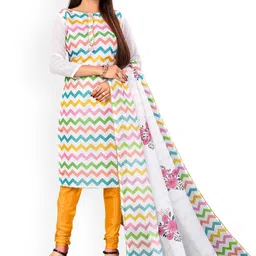 SAINOOR Printed Pure Cotton Unstitched Dress Material-picture-33