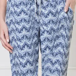 Van Heusen Blue Slim Fit Joggers image 4