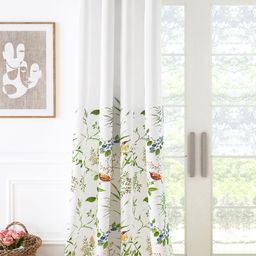 Story@home Bohemian White & Green Floral Cotton Room Darkening Door Curtain-picture-47