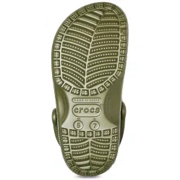 Crocs Unisex Classic Olive Back Strap Clogs image 4