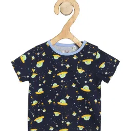 Allen Solly Junior Navy Cotton Printed T-Shirt image 1