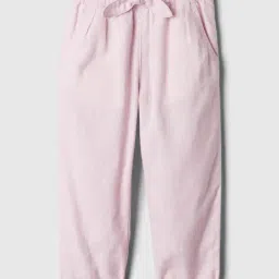 GAP Girls Pink Solid Pants-image-16