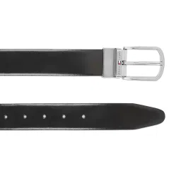 Tommy Hilfiger Carlson Black & Tan Leather Reversible Belt  Men image 5