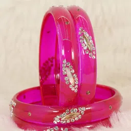 NMII Set Of 4 Crystal Studded Bangles image 3