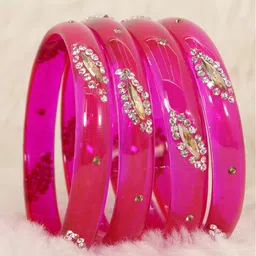 NMII Set Of 4 Crystal Studded Bangles image 5