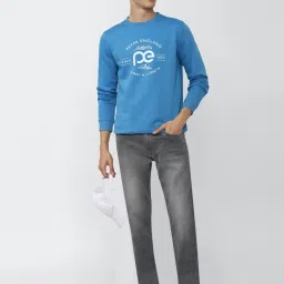 Peter England Jeans Grey Slim Fit Jeans image 5