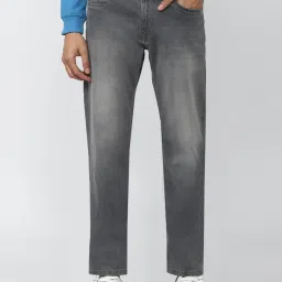Peter England Jeans Grey Slim Fit Jeans image 1