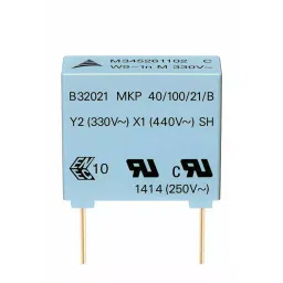 Epcos B32021 Series Polypropylene Film Capacitor 1.5 nF Capacitance 300 V AC, B32021A3152M (Pack of 1000)-picture-14