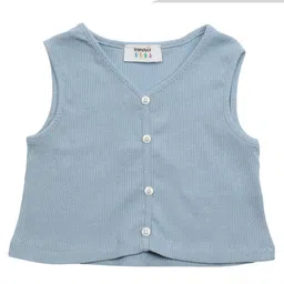 trendyol Solid Sleeveless Top - Blue-picture-18