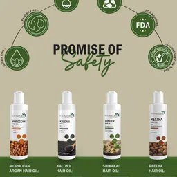 7daysnatural 7DAYS Set Of 2 Natural Ginger Hair Oil With Castor Oil - 100 ml Each image 3