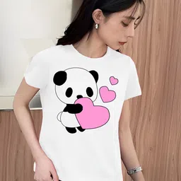 Kushi Flyer Women Printed Applique Relexed Fit T-shirt-picture-25