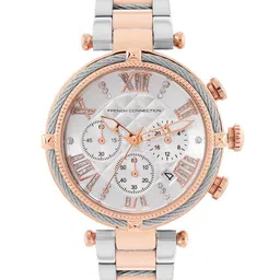 French Connection Women Embellished Dial & Bracelet Style Straps Analogue Watch FCO4RTM image 5